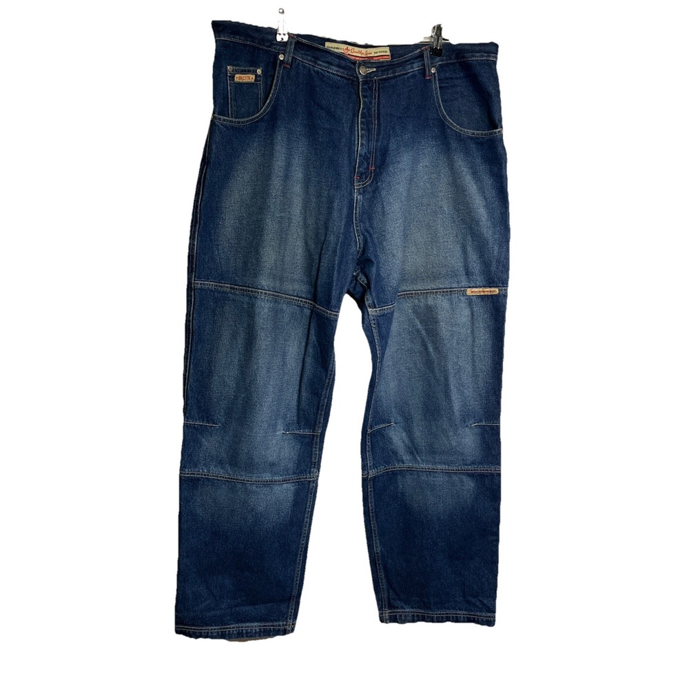 Vintage Brooklyn Xpress Jeans Mens 42x34 Baggy‎ Skater Wide Leg 90s Urban Y2K